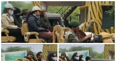 Priyanka Gandhi's Ranthambore New Year Safari: Family Spotted in Open Jeep