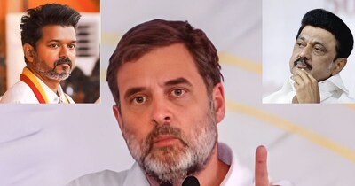 राहुल गांधी ने टीवीके चीफ विजय के समर्थन में पोस्ट किया है, जिससे DMK में असहजता दिख रही है.