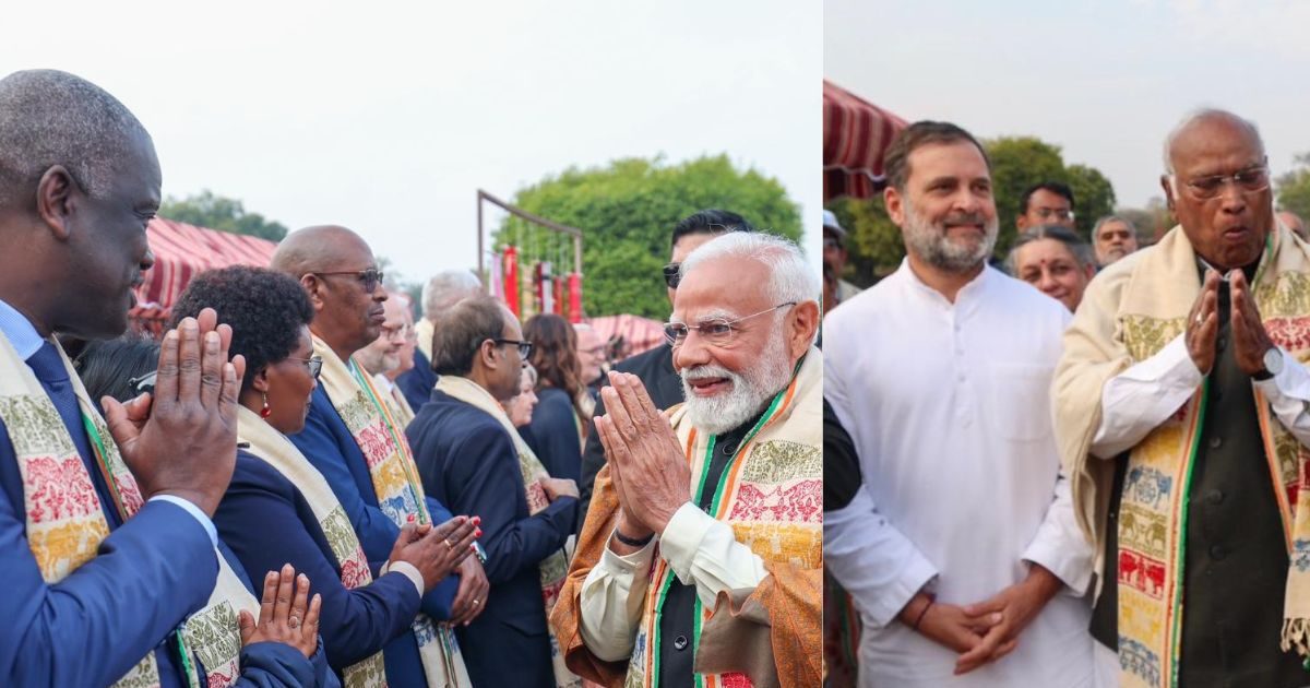 राष्ट्रपति मुर्मू ने खुद दिया, फिर भी राहुल गांधी ने नहीं पहना 'नॉर्थ-ईस्ट' का पटका; द‍िखे सबसे अलग