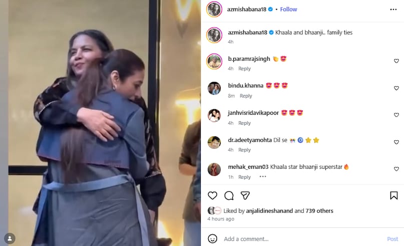 Shabana Azmi Tabu post