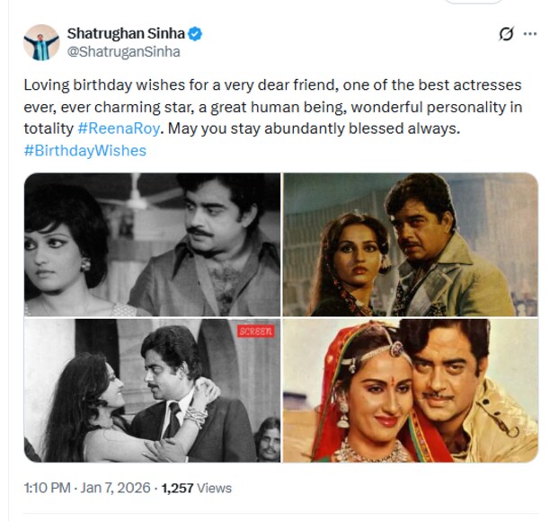 Shatrughan Sinha x post