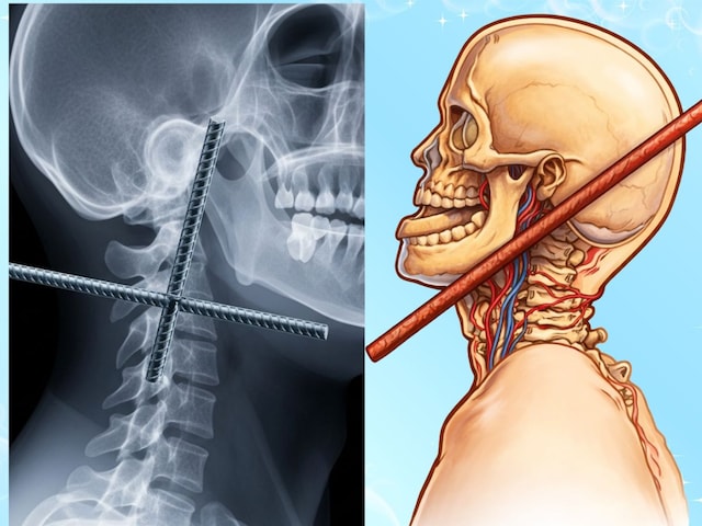 মৃত্যু ছুঁয়ে কেটে গেছে! বারটি ঘাড় থেকে মস্তিষ্কে চলে গেছে, ডাক্তাররা এটি করেছেন