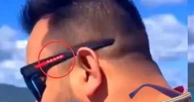 तेजस्वी यादव के चश्मे पर विवाद. बीजेपी के X पेज से साभार. 