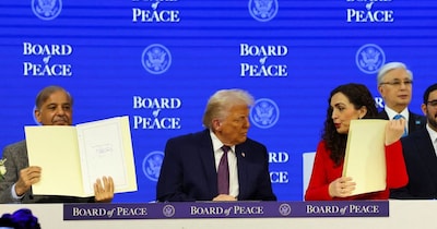 पाक‍िस्‍तान गाजा पीस बोर्ड पर  हस्‍ताक्षर करने वाले पहले देशों में शामिल.