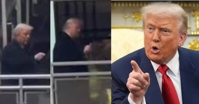 ट्रंप ने दिखाई मिडिल फिंगर