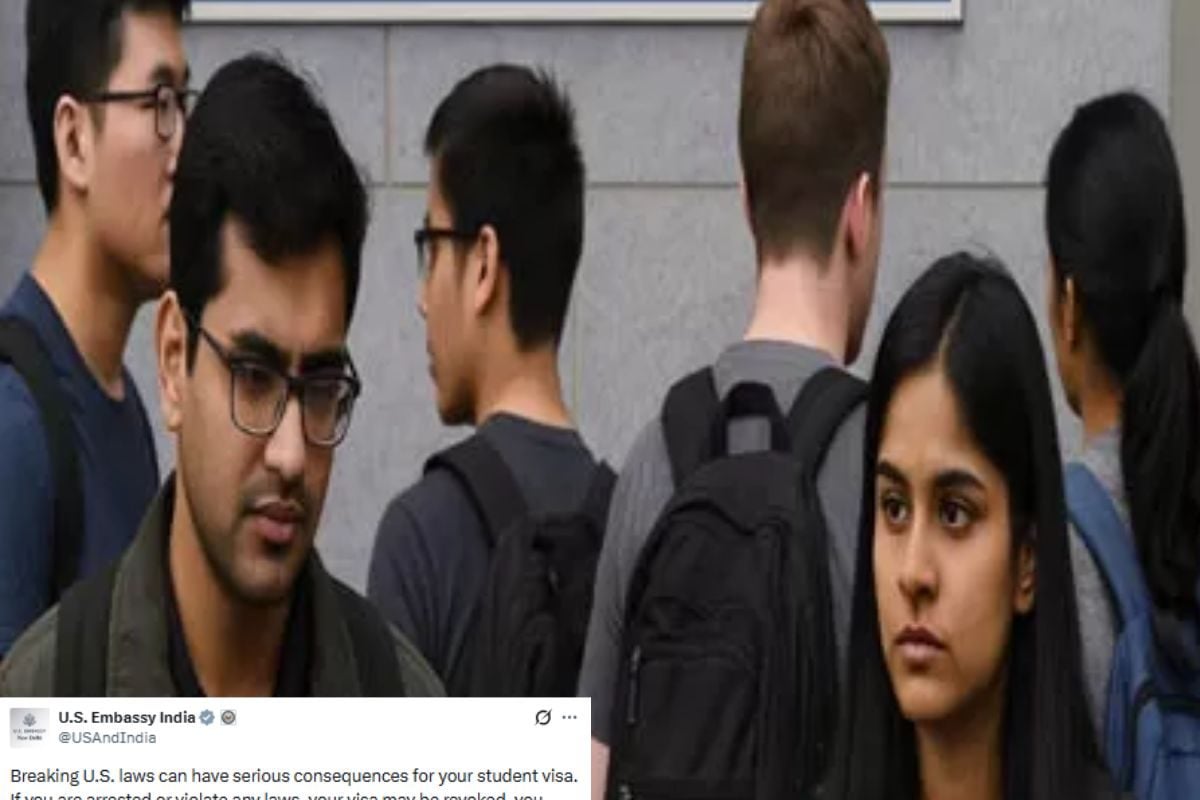 US Visa Rules: भारतीय छात्रों को अमेरिका की खुली धमकी कानून तोड़ा तो खानी पड़ेगी जेल की हवा तुरंत कर देंगे डिपोर्ट