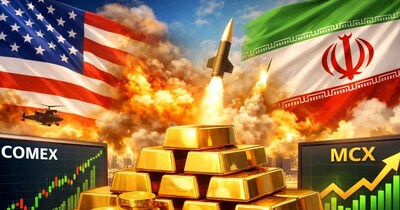 US-Iran तनाव का असर: सोमवार को गोल्ड में गैप-अप ओपनिंग संभव. (Image:AI)