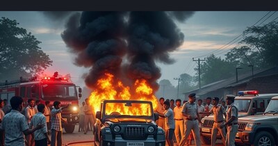 पटना में थार का कहर: गोला रोड पर कुचले लोग, भीड़ ने गाड़ी फूंकी, एक की मौत.