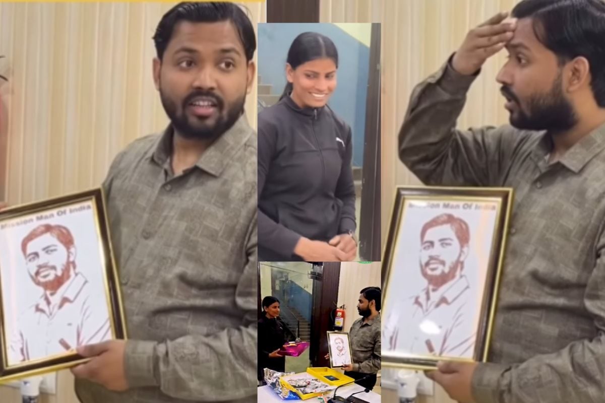 लड़की ने ऐसी चीज से बना दी खान सर की तस्वीर, पता चलते ही पकड़ लिए माथा, बोले- कोई ना करे ऐसा रिस्की काम