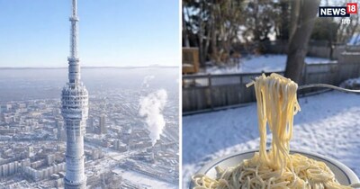 रूस से अमेरिका तक ठंड 