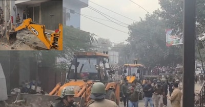 चौमूं में राजस्थान पुलिस का बुल्डोजर एक्शन शुरू