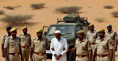 राजस्थान एटीएस ने जैसलमेर के बॉर्डर इलाके से मौलवी को किया डिटेन