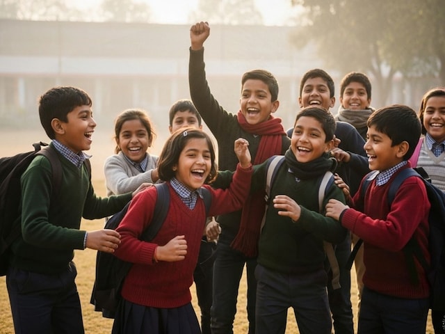 बच्चों की हुई मौज, कड़ाके की ठंड और कोहरे के चक्कर में बंद स्कूल, देखें अपडेट