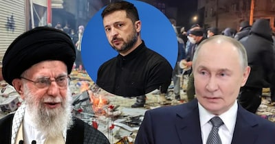 जेलेंस्की ने की ईरान रूस तुलना