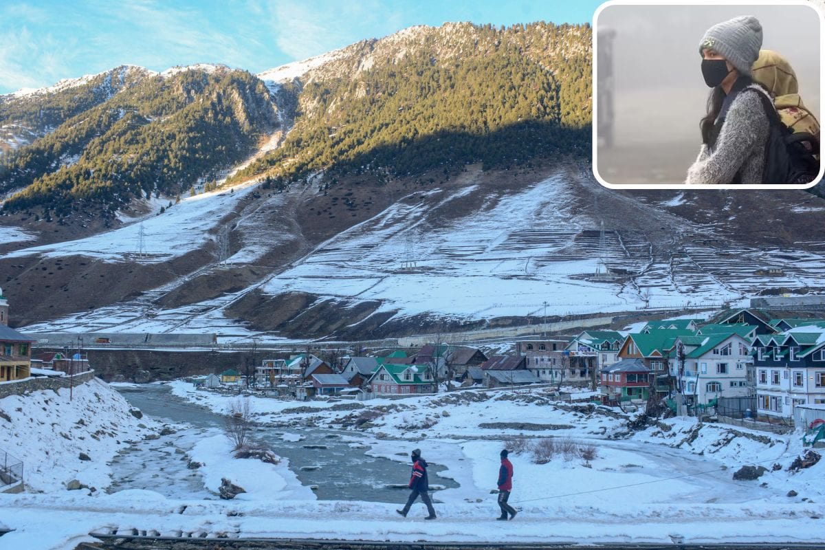 कश्मीर में भारी बर्फबारी दिल्ली-NCR में बारिश का अलर्ट UP और बिहार में बादलों का डेरा वेस्टर्न डिस्टर्बेंस ने बदला मौसम