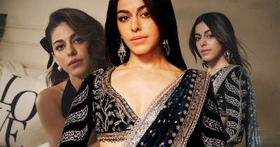 नए साल में आलया एफ का ₹2.55 लाख की सिल्क साड़ी में हॉट लुक.