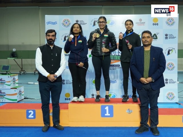 शूटर अमीरा ने 10 मीटर एयर राइफल स्पर्धा का खिताब जीता, काइनन चेनाई को ब्रॉन्ज