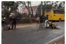 हादसों का हॉटस्पॉट बनी अमरोहा की सड़क, वायरल वीडियो ने खड़े किए सवाल