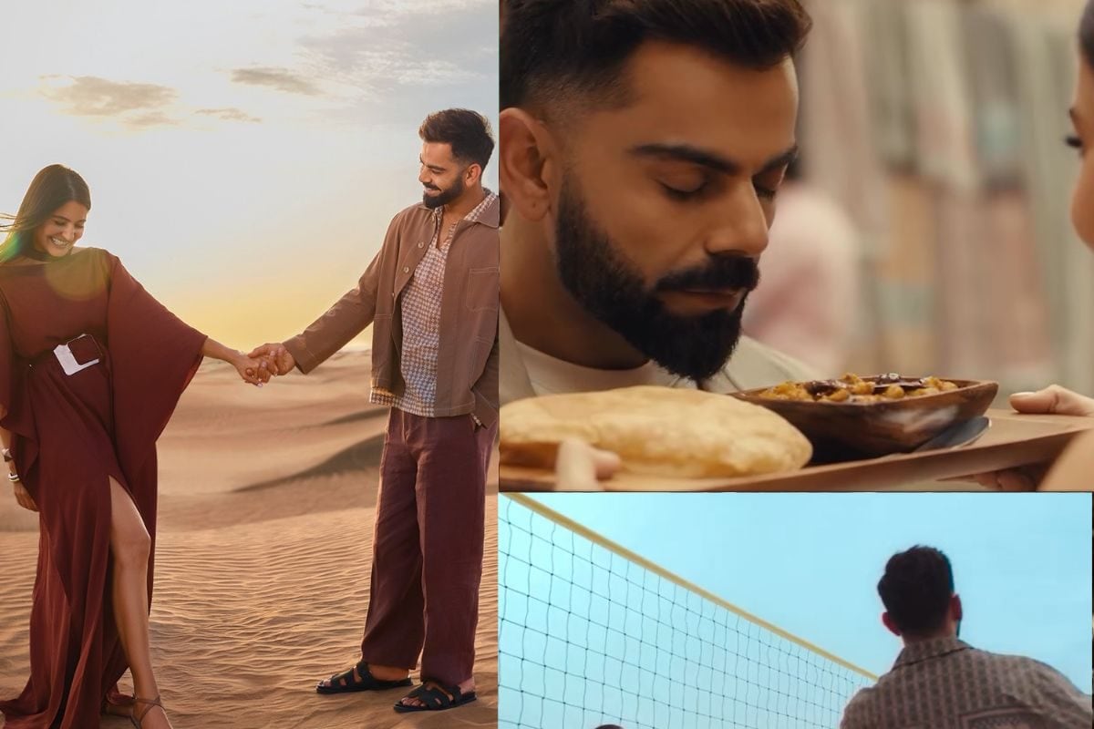 अनुष्का शर्मा ने दुबई में विराट कोहली को 'दिल्ली वाले छोले-भटूरे' से किया सरप्राइज, वॉलीबॉल में हराया, फैंस कायल