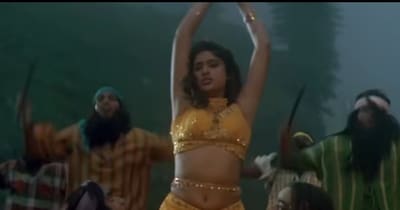 Arbaaz Khan Mesmerized by Anjala Zaveri's Charms in Iconic 90s Item Song