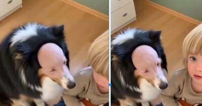 कमरे में इलेक्ट्रिक रेजर लेकर बैठा था बच्चा (इमेज- सोशल मीडिया) 