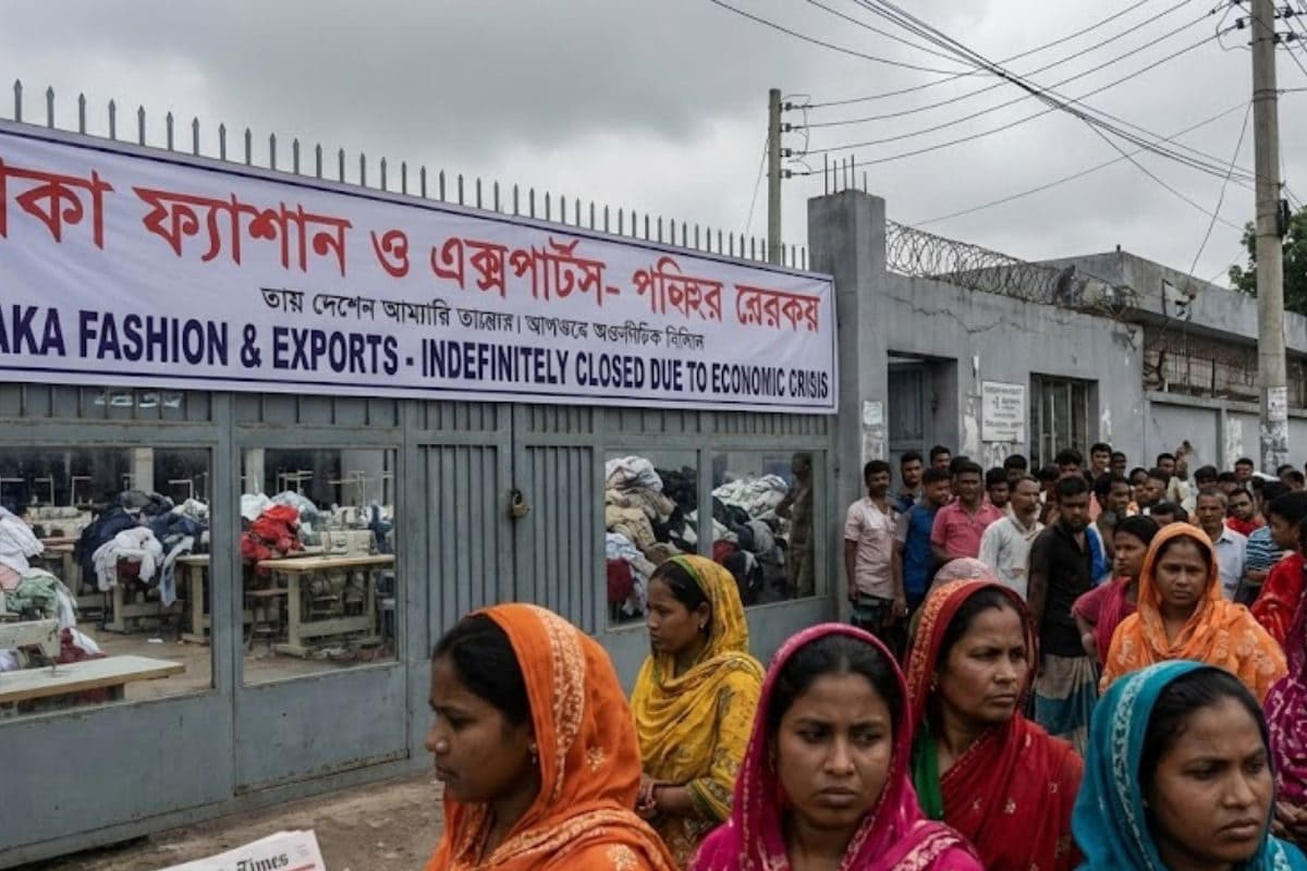 भारत के धागे में उलझकर बर्बाद हो रहा बांग्‍लादेश! बिना एक कदम बढ़ाए कैसे 50 मिलों पर लगा दिया ताला अब नौकरियों पर संकट