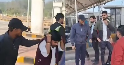 टोल प्लाजा पर हंगामा