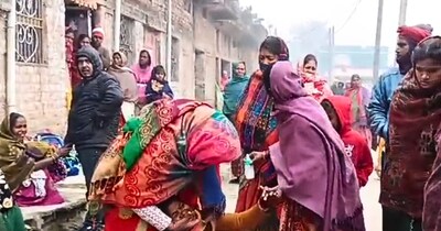 गर्भवती महिला की मौत पर हंगामा.