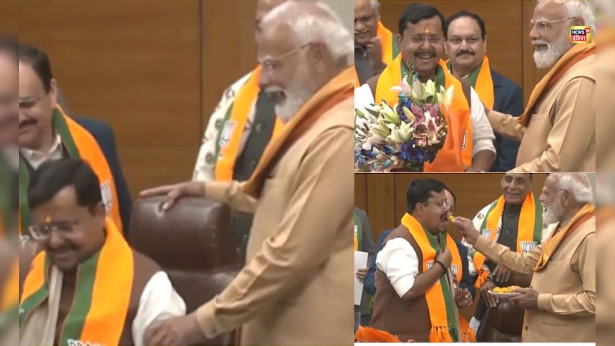 PM मोदी ने कुर्सी पर बिठाया, खिलाई मिठाई... ऐसे सौंपी BJP की कमान नितिन नबीन को