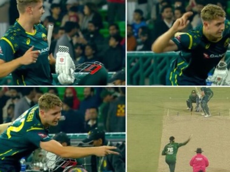 who is usman tariq, usman tariq chuking, spinner usman tariq, Cameron Green, Cameron Green Usman Tariq, pak vs aus, Pakistan vs Australia t20, usman tariq cricket career, usman tariq mystery bowler, usman tariq bowling action, कौन है उस्मान तारिक, कैमरन ग्रीन, पाकिस्तान बनाम ऑस्ट्रेलिया