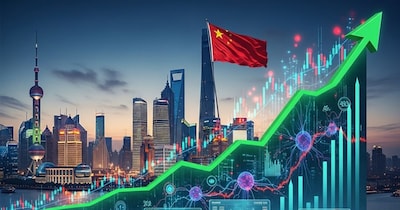 ऑनशोर बाजार में कुल टर्नओवर बढ़कर 2.5 ट्रिलियन युआन हो गया है. 