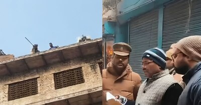 दालमंडी में ध्वस्तीकरण की कार्रवाई शुरू.