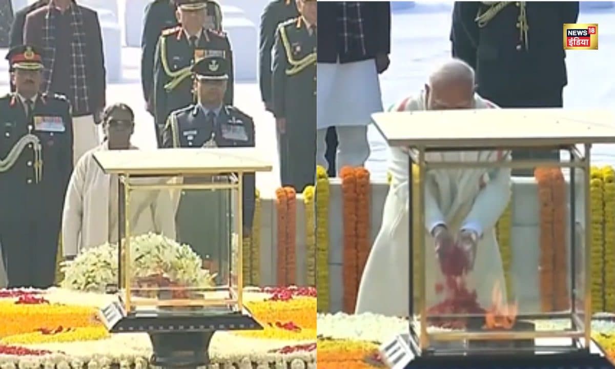 Bapu death anniversary 2026:राष्ट्रपति और पीएम ने किया बापू को नमन! राजघाट से सामने आई खास तस्वीरें