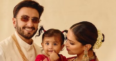दीपिका पादुकोण-रणवीर सिंह अपनी बेटी दुआ के साथ