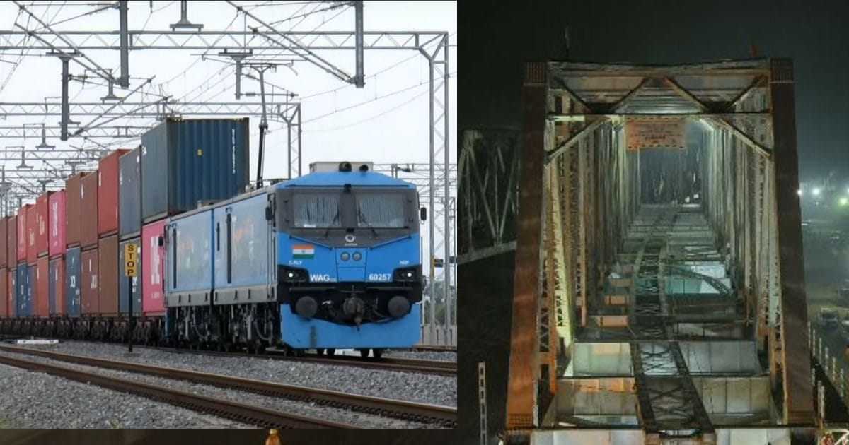 चार वंदेभारत वजन के बराबर स्‍टील गर्डर उठाकर फ्लाईओवर में लगाया गया, लोगों ने दांतों तले दबाई अंगुली, जानें कहां हुआ यह