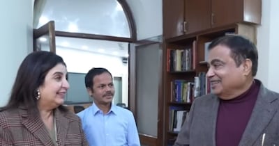 फराह खान ने नितिन गडकरी से खास मुलाकात की.