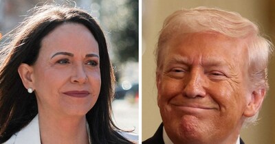 Trump Receives 'Nobel Peace Prize' from Venezuelan Opposition Leader Machado