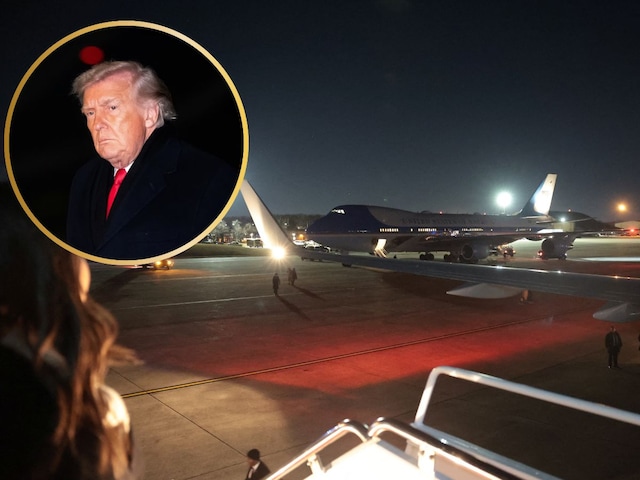 Got such a message as soon as it took off, pilot returned Trump's plane to base