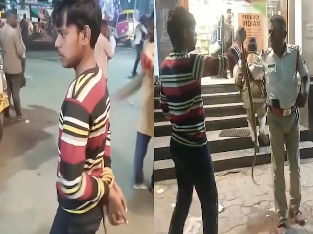 गाड़ी छोड़ो या डसवाऊं? हैदराबाद में नशे में धुत ड्राइवर का हाईवोल्टेज ड्रामा