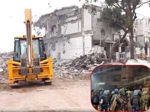 फैज-एःइलाही मस्जिद के पास क्या हाल है? आज जुमे के नमाज को देखते हुए दिल्ली पुलिस के स्पेशल जवान तैनात किए गए हैं. (पीटीआई)