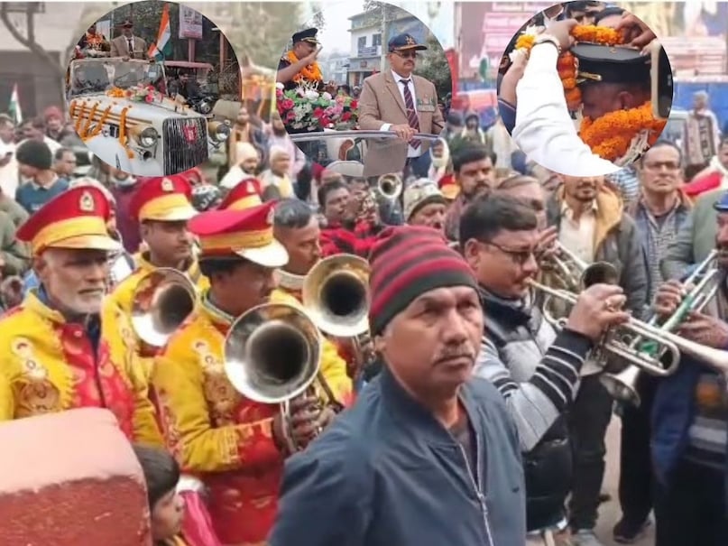 PHOTOS: ढोल-नगाड़े गाजे बाजे और 20 किमी तक निकला जुलूस, 30 साल सेवा के ...