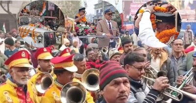 कैप्टन मनोज सिंह की अमरा गांव वापसी पर गया जिले में 20 किलोमीटर भव्य शोभा यात्रा निकली, गांव ने उन्हें हीरो की तरह सम्मानित किया.