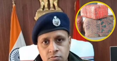 40 लाख का गांजा पकड़ा गया.