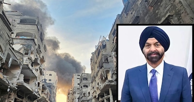 गाजा को लेकर बना पीस बोर्ड .