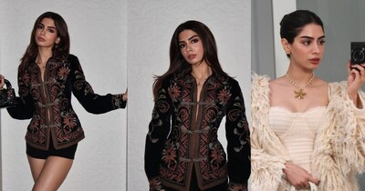 खुशी कपूर न्यू ईयर लुक