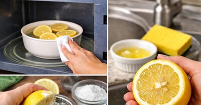 माइक्रोवेव साफ करने का तरीका