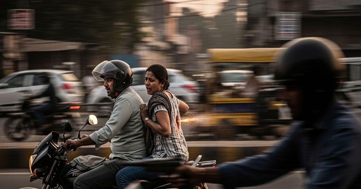 गाजियाबाद में पति के सामने पत्नी पर गोली बरसाने वाला कौन? पड़ोसी से विवाद या कुछ और, CCTV खोलेगा अब राज