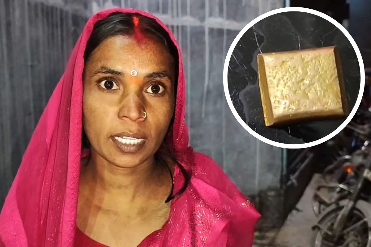 मोमोज खाती महिला को जमीन पर दिखा 'सोने' का टुकड़ा, चुपके से उठाते ही पड़ गए लेने के देने!