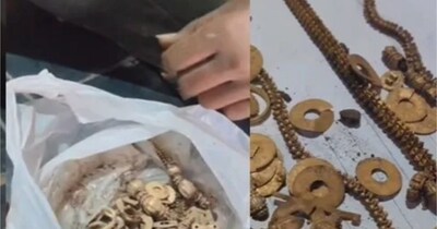 Gold Treasure: कर्नाटक के ऐतिहासिक लक्‍कुंडी गांव में धरती के अंदर से 'खजाना' निकला है. 