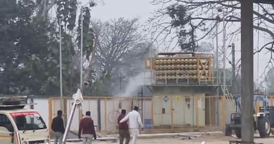 हरदोई में गैस लीक मामला.